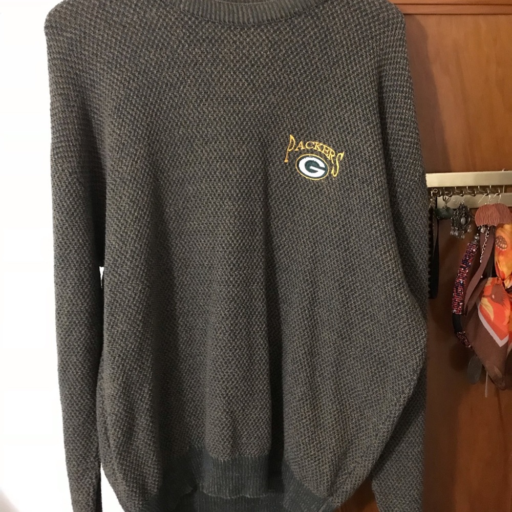 Nutmeg Mills Packers Sweater Knitted 100% Cotton